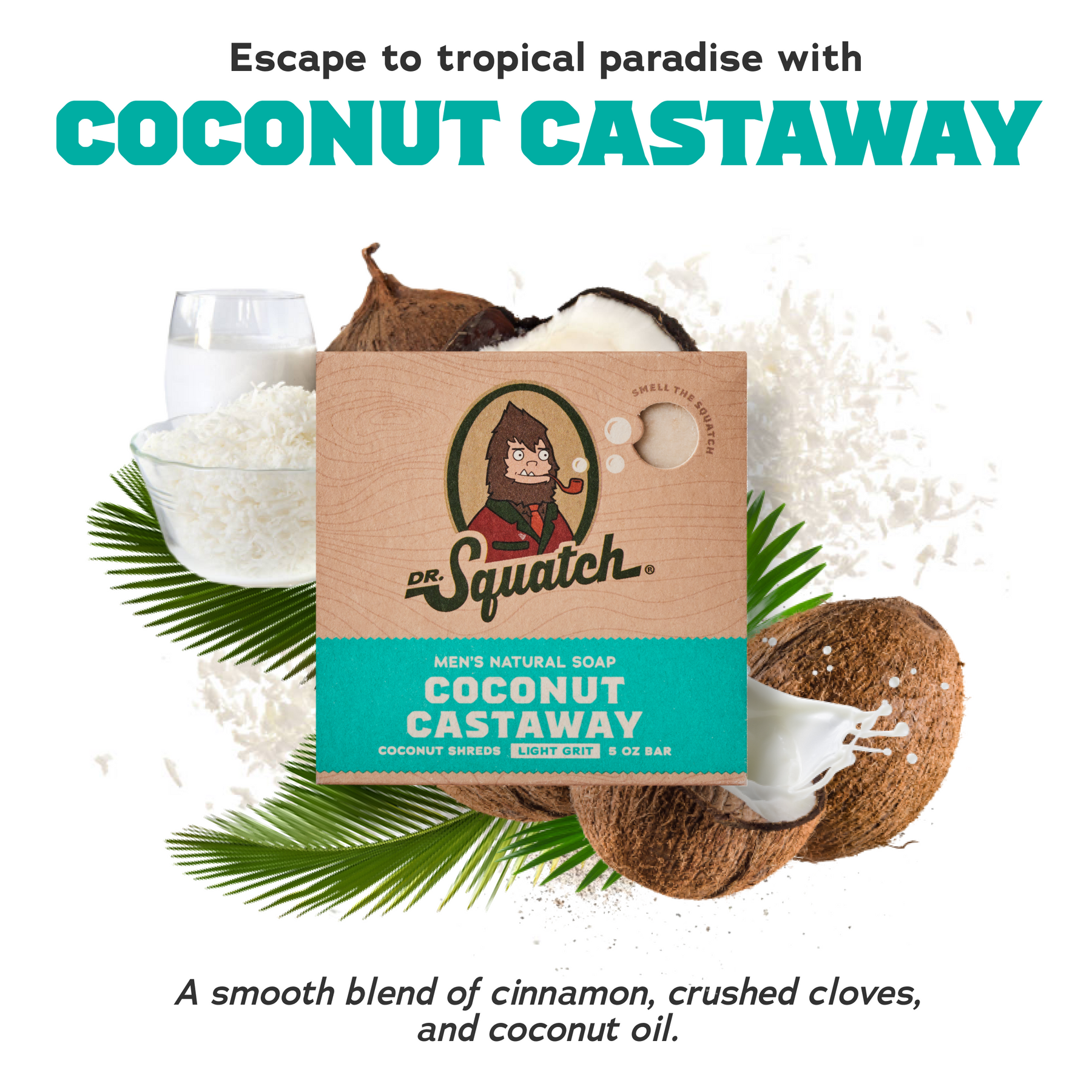 4-Pack Coconut Castaway Natural Bar Soap C1