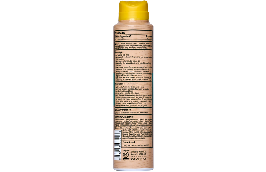 Spray Sunscreen | SPF 30 UVA/UVB Protection | Non-Greasy Mineral Sunscreen for Men L4