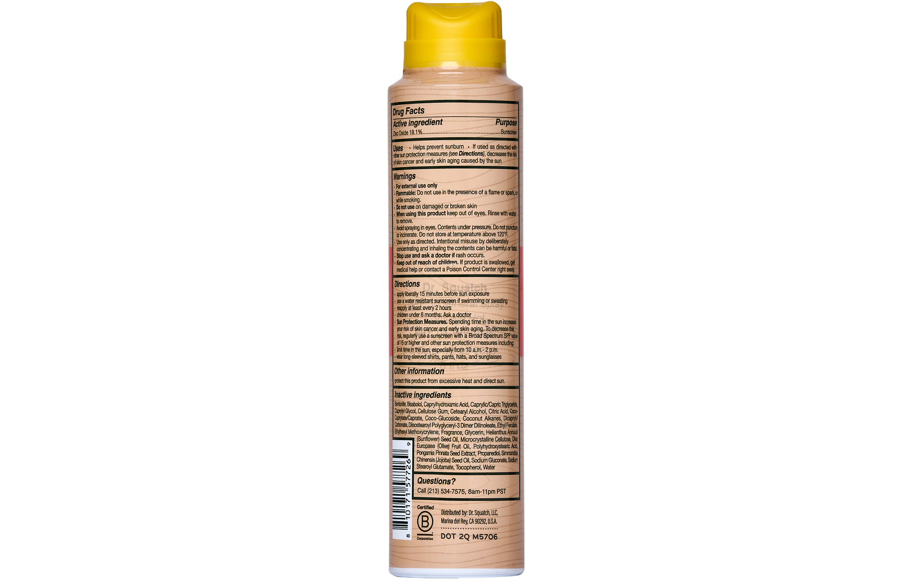 Spray Sunscreen | SPF 30 UVA/UVB Protection | Non-Greasy Mineral Sunscreen for Men L4