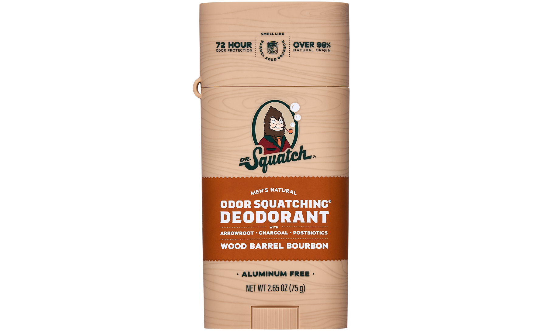 Wood Barrel Bourbon Deo Flask M5