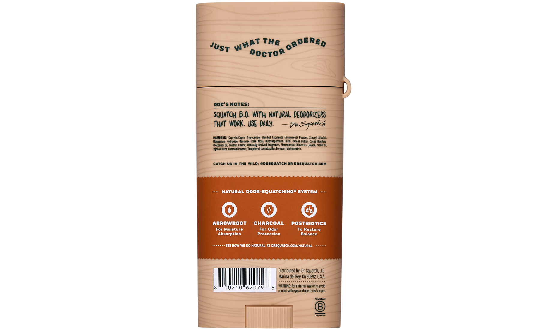 Wood Barrel Bourbon Deo Flask M5
