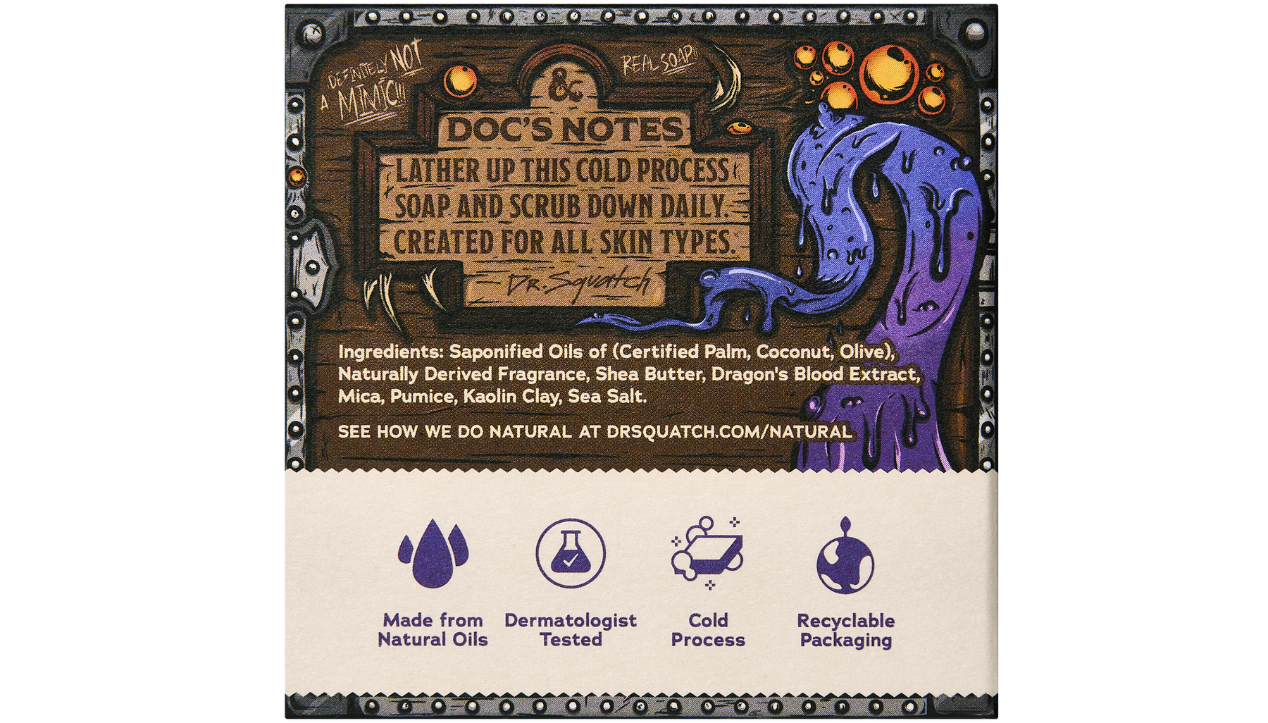 Dungeons & Dragons Mimic Bricc 3-Pack - Exclusive Limited Edition Bar Soap X3