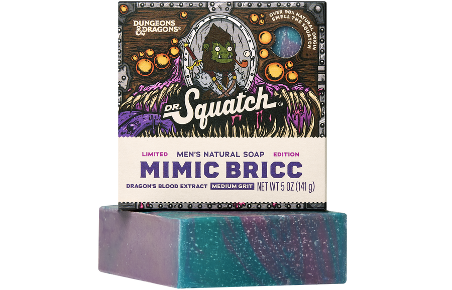 Dungeons & Dragons Mimic Bricc 3-Pack - Exclusive Limited Edition Bar Soap X3