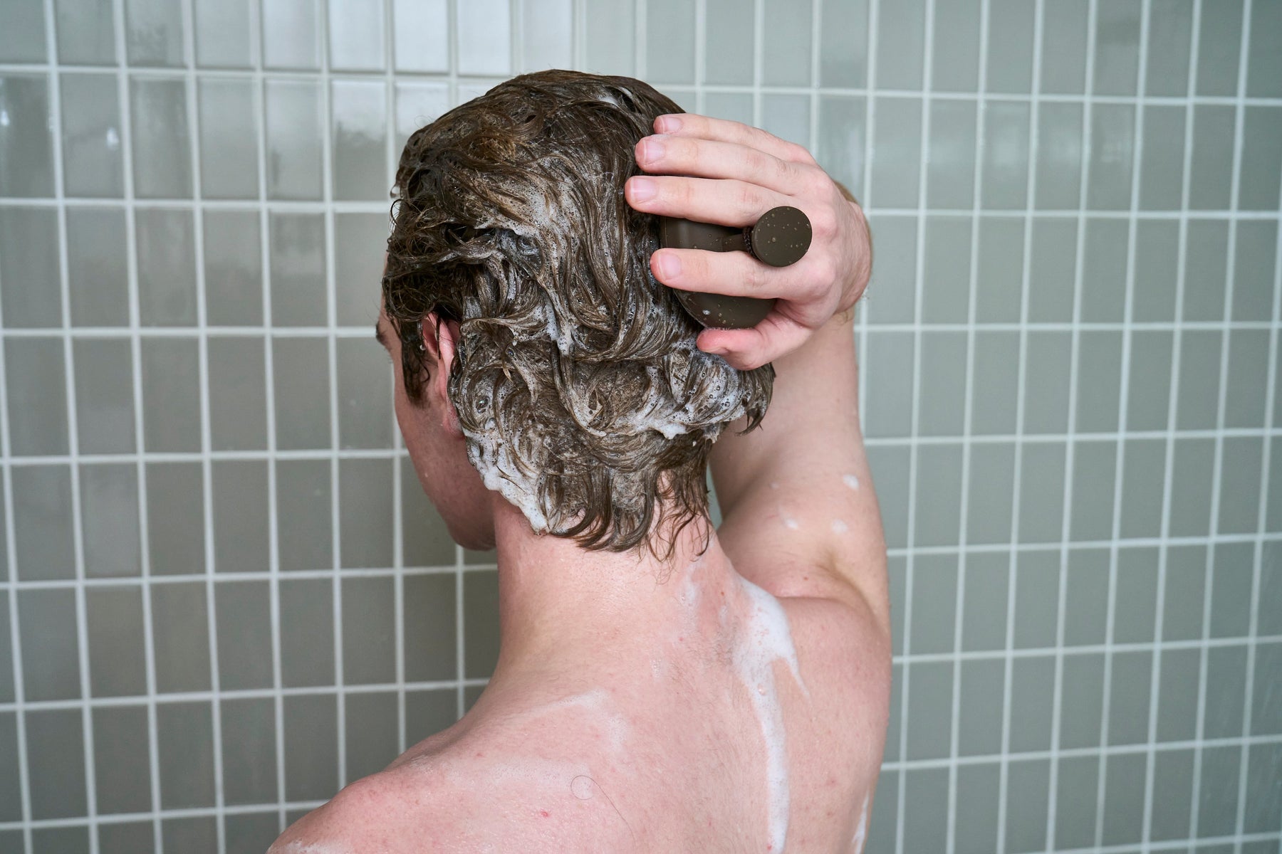 Hair Care Kit + Free Scalp Scrubber | Full & Thick Shampoo | Moisturizing Conditioner | Natural Products for Men E3