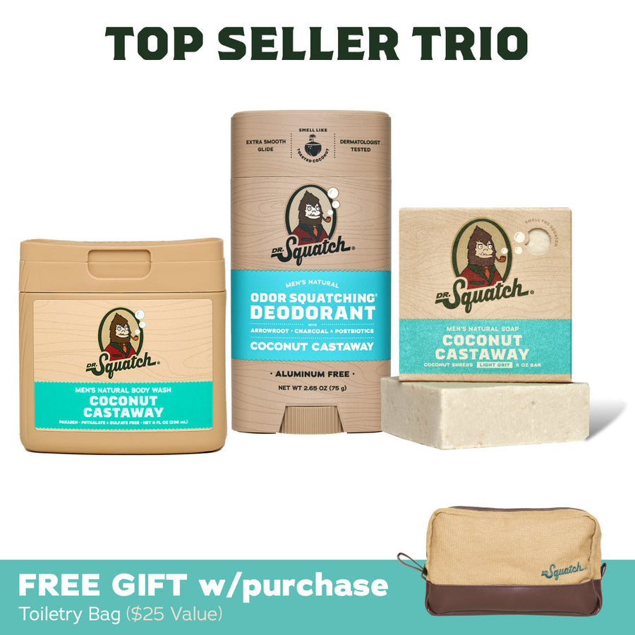 Soap, Deo, Body Wash + GWP Bag - Coconut Castaway V4