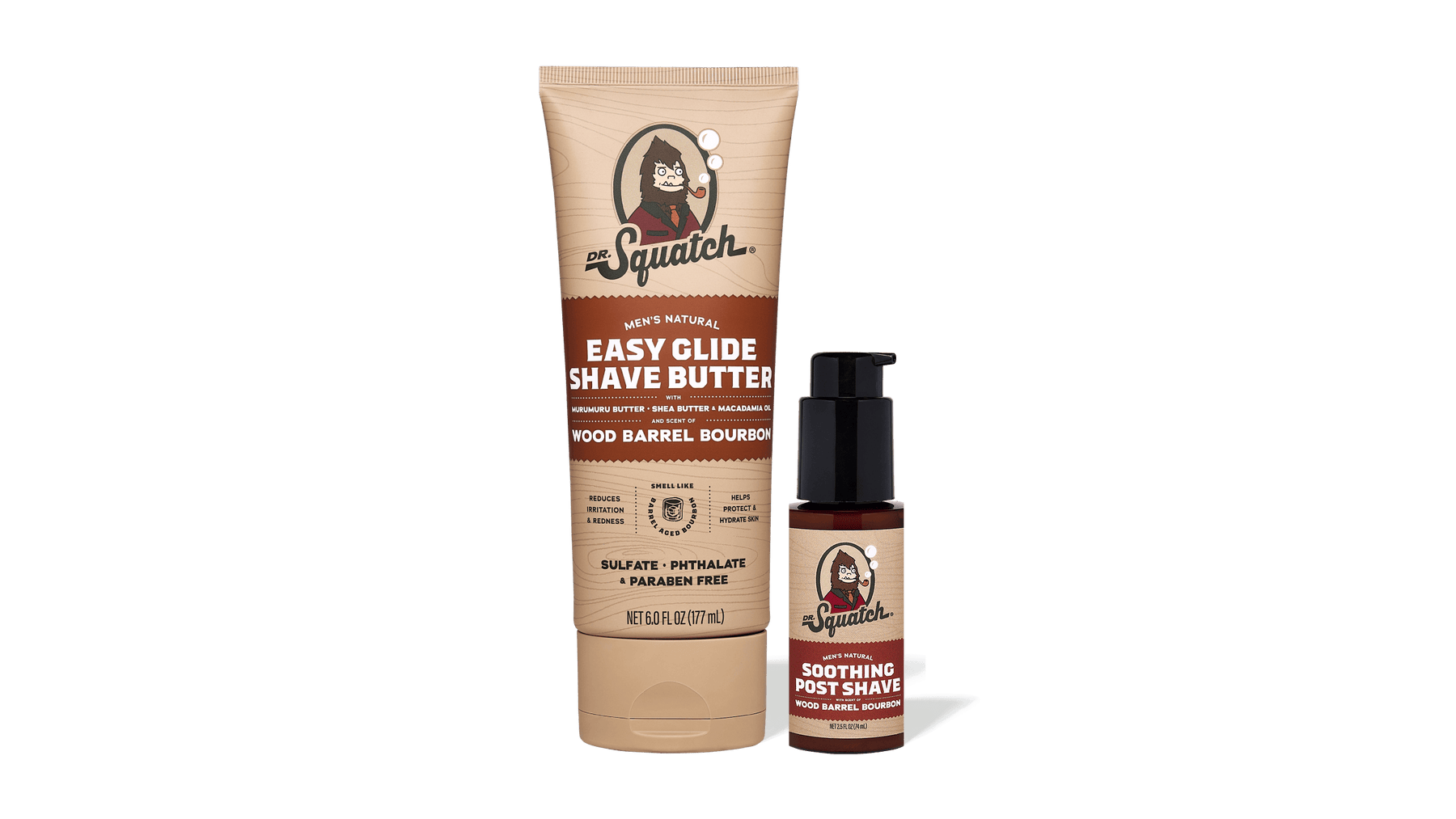 Wood Barrel Bourbon Smooth Shave Bundle E0