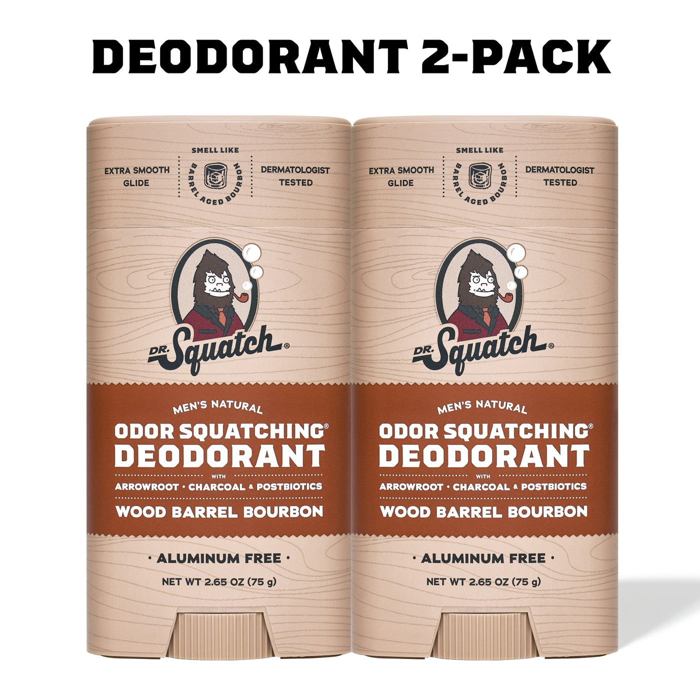 Wood Barrel Bourbon 2-Pack Deodorant F4
