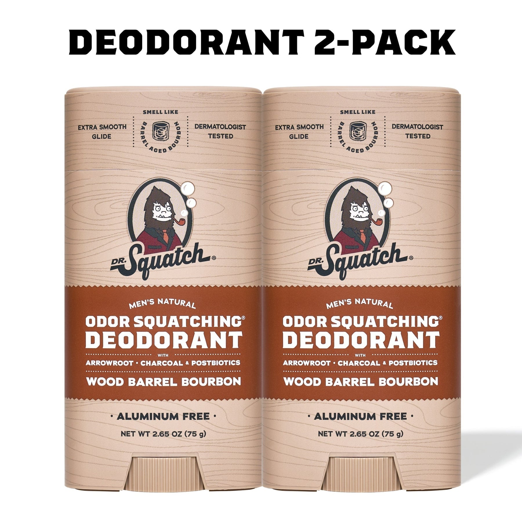 Wood Barrel Bourbon 2-Pack Deodorant F4