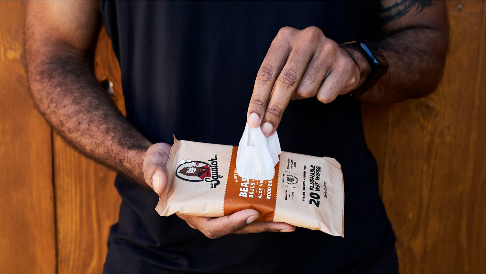 FREE Wood Barrel Bourbon Wipes Z1