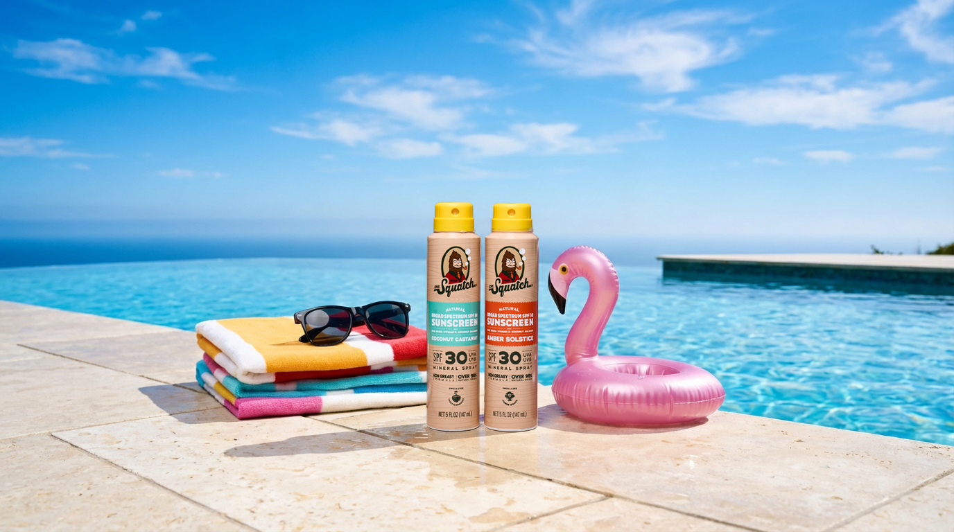 Spray Sunscreen 2-Pack | SPF 30 UVA/UVB Protection | Non-Greasy Mineral Sunscreen for Men X6