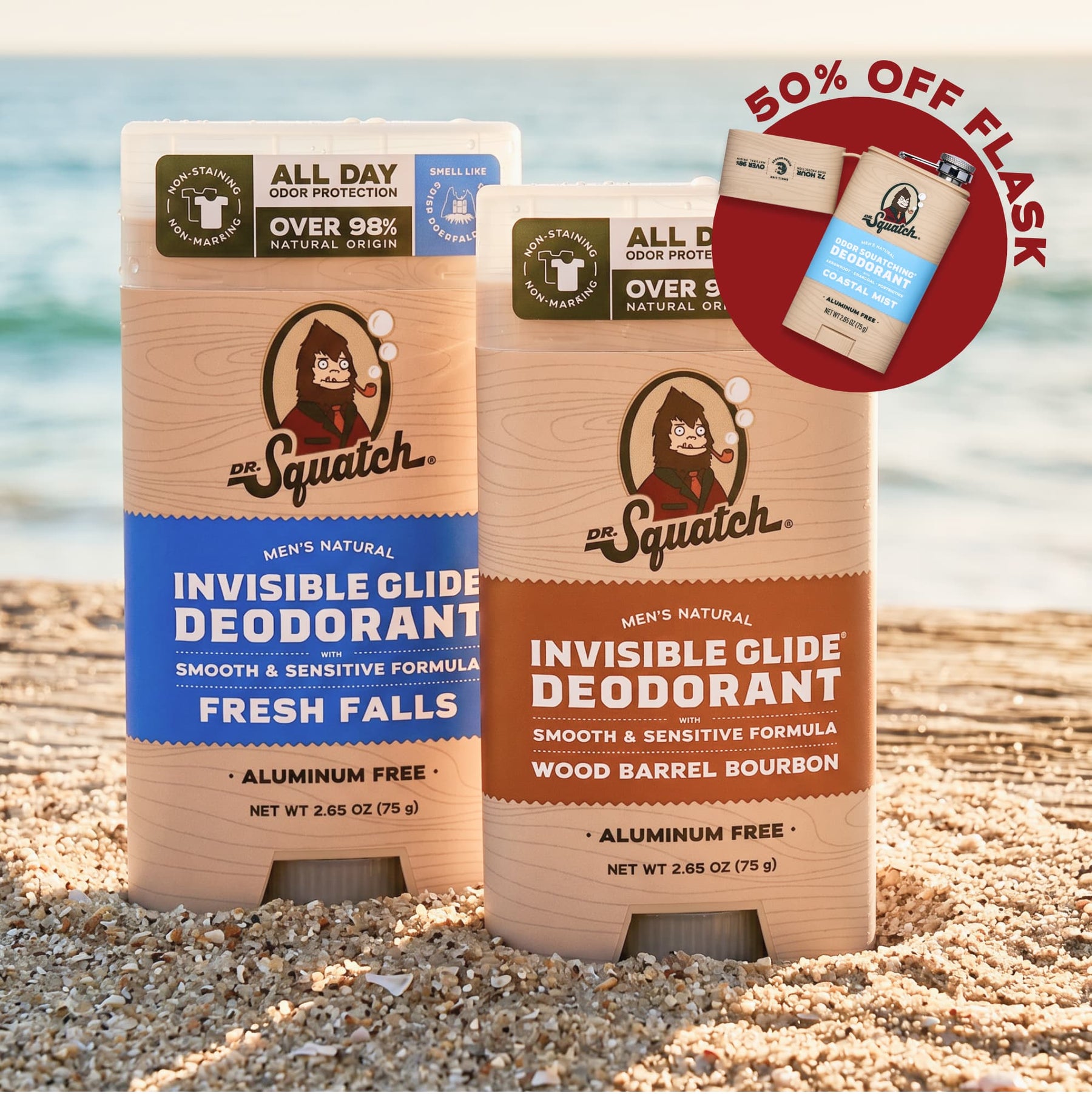 2-Pack Glide + Deo Flask D7