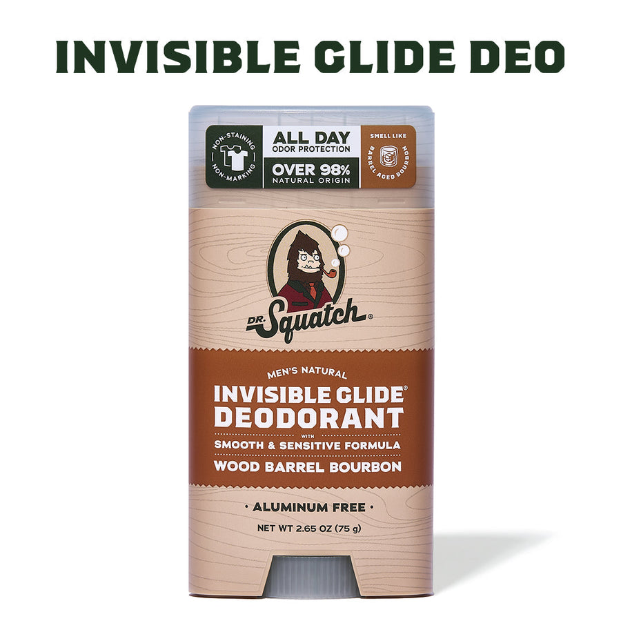 Wood Barrel Bourbon Invisible Glide Deo X6