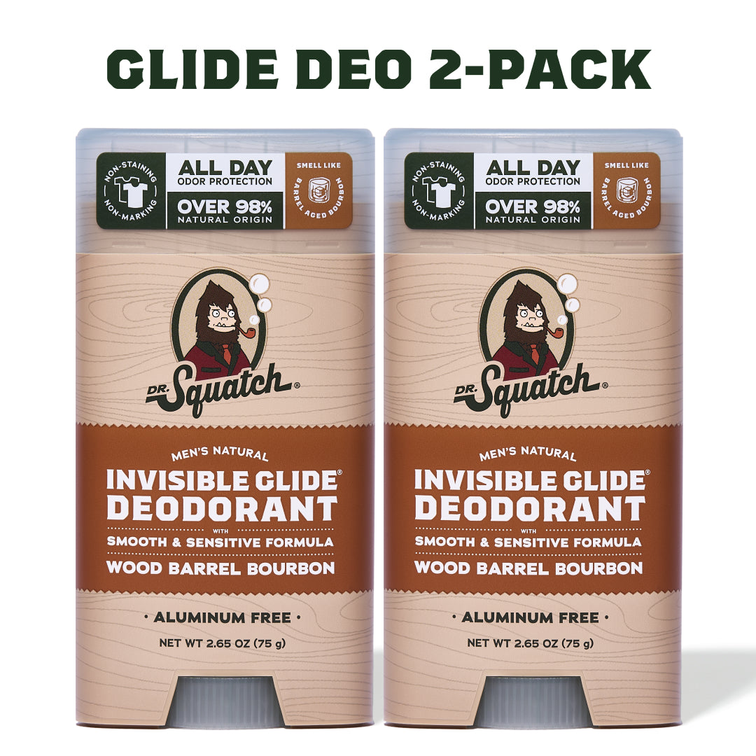 Wood Barrel Bourbon 2-Pack Invisible Glide Deo F7