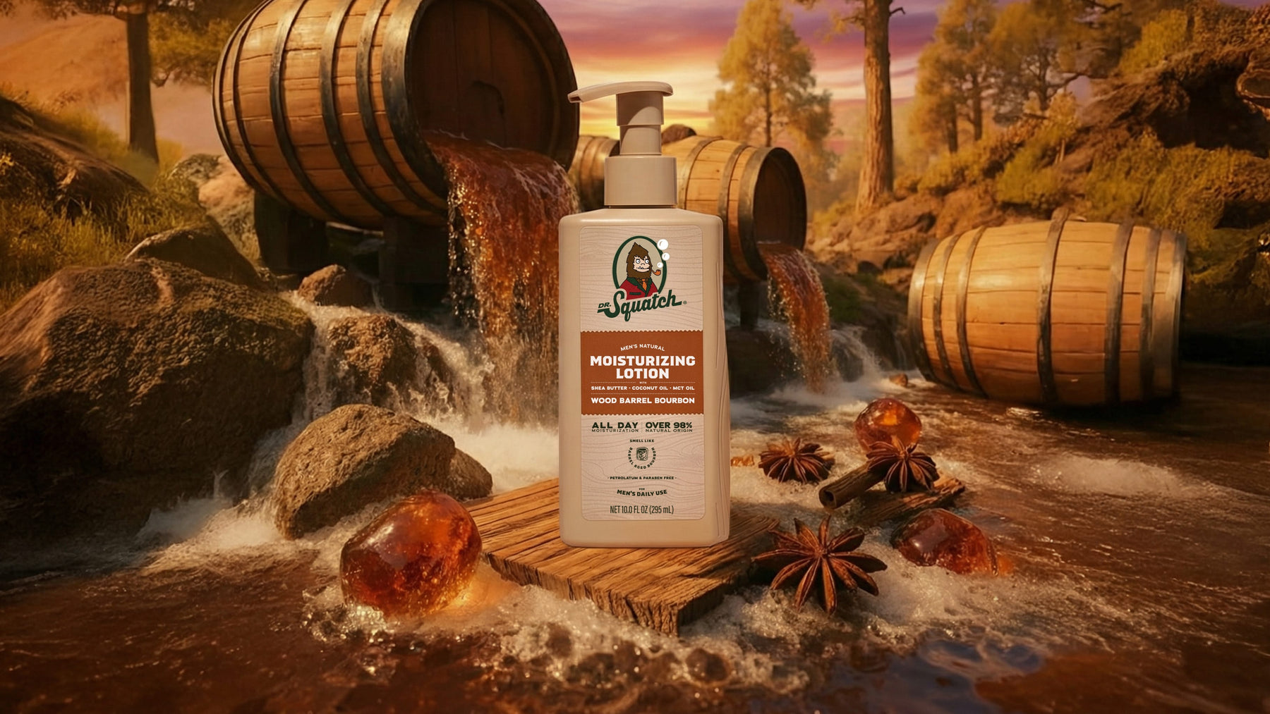 Wood Barrel Bourbon Lotion D9