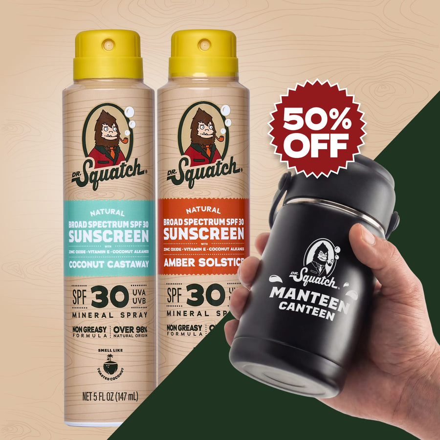 2-Pack Sunscreen + Manteen Canteen R4