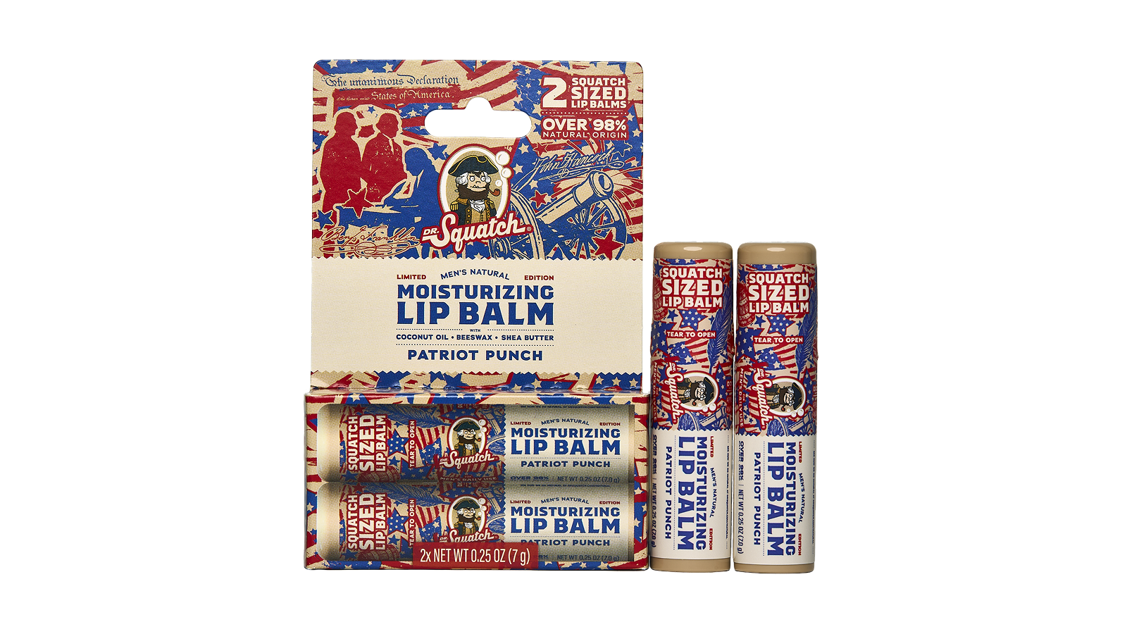 Patriot Punch Lip Balm 2-Pack X4