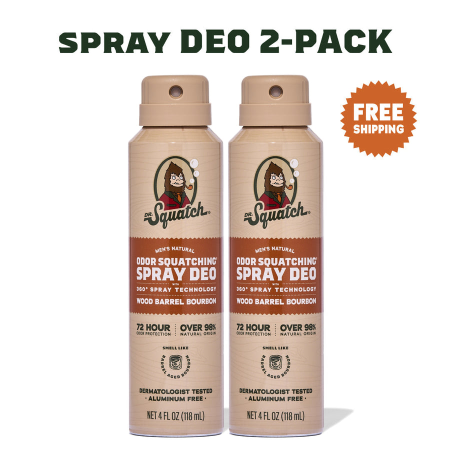 Wood Barrel Bourbon 2-Pack Spray Deo K5