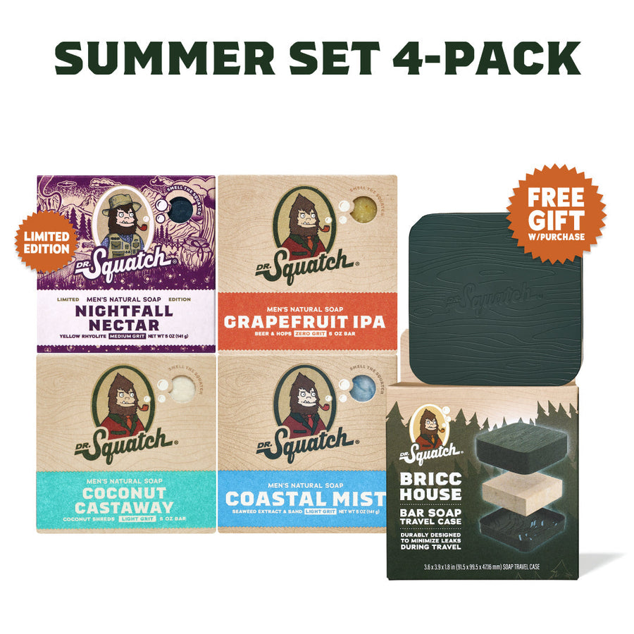 Summer Set 4-Pack + GWP Travel Case K2