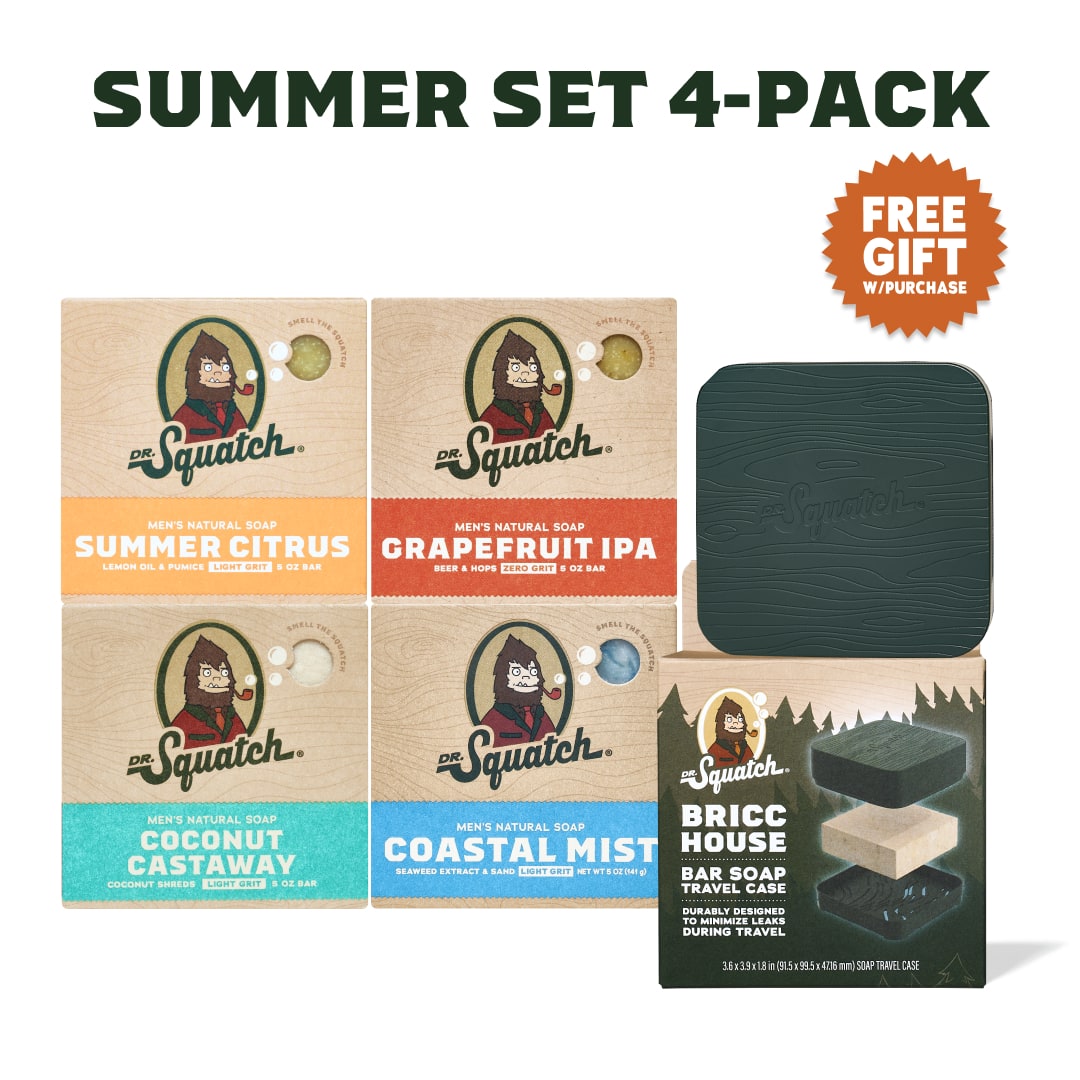 Summer Set 4-Pack + GWP Travel Case E3