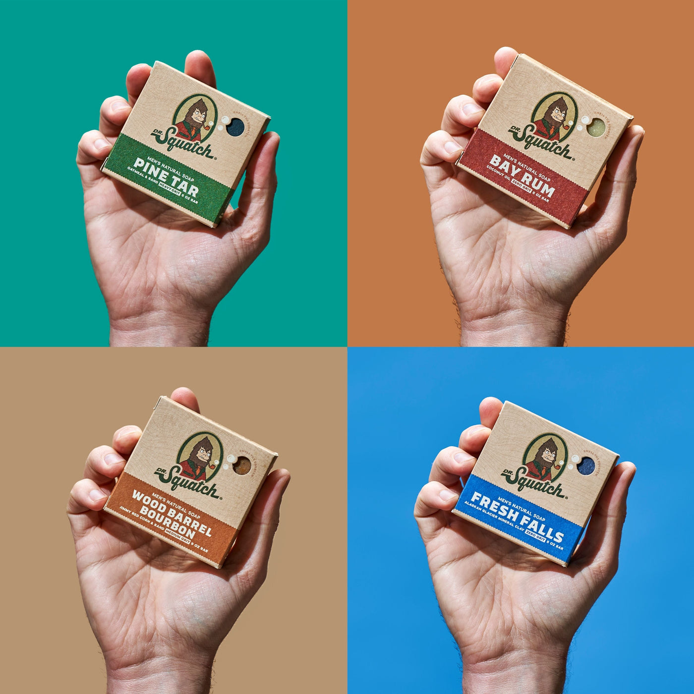TikTok Best Sellers 4-Pack Natural Bar Soap W6