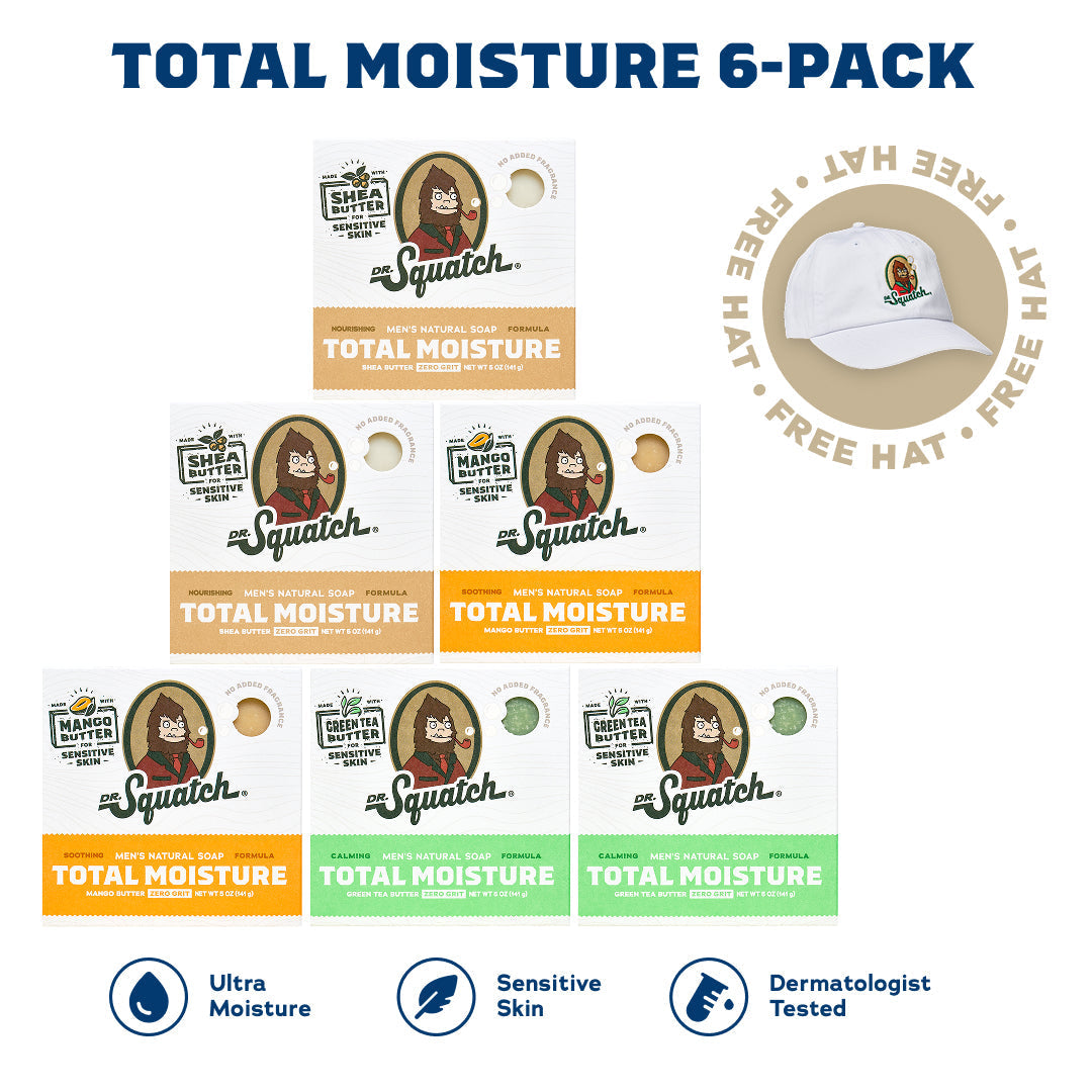 Total Moisture 6-Pack + Free Hat T2