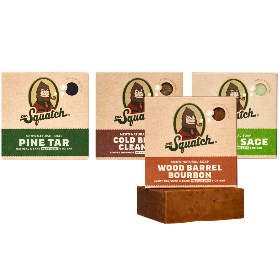 Woodsy 4-Pack Natural Bar Soap V4