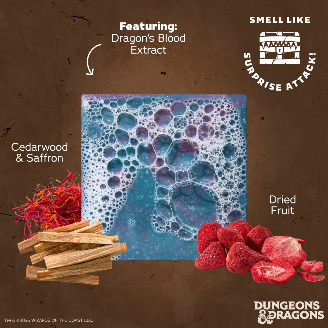 Dungeons & Dragons Mimic Bricc 3-Pack - Exclusive Limited Edition Bar Soap X3