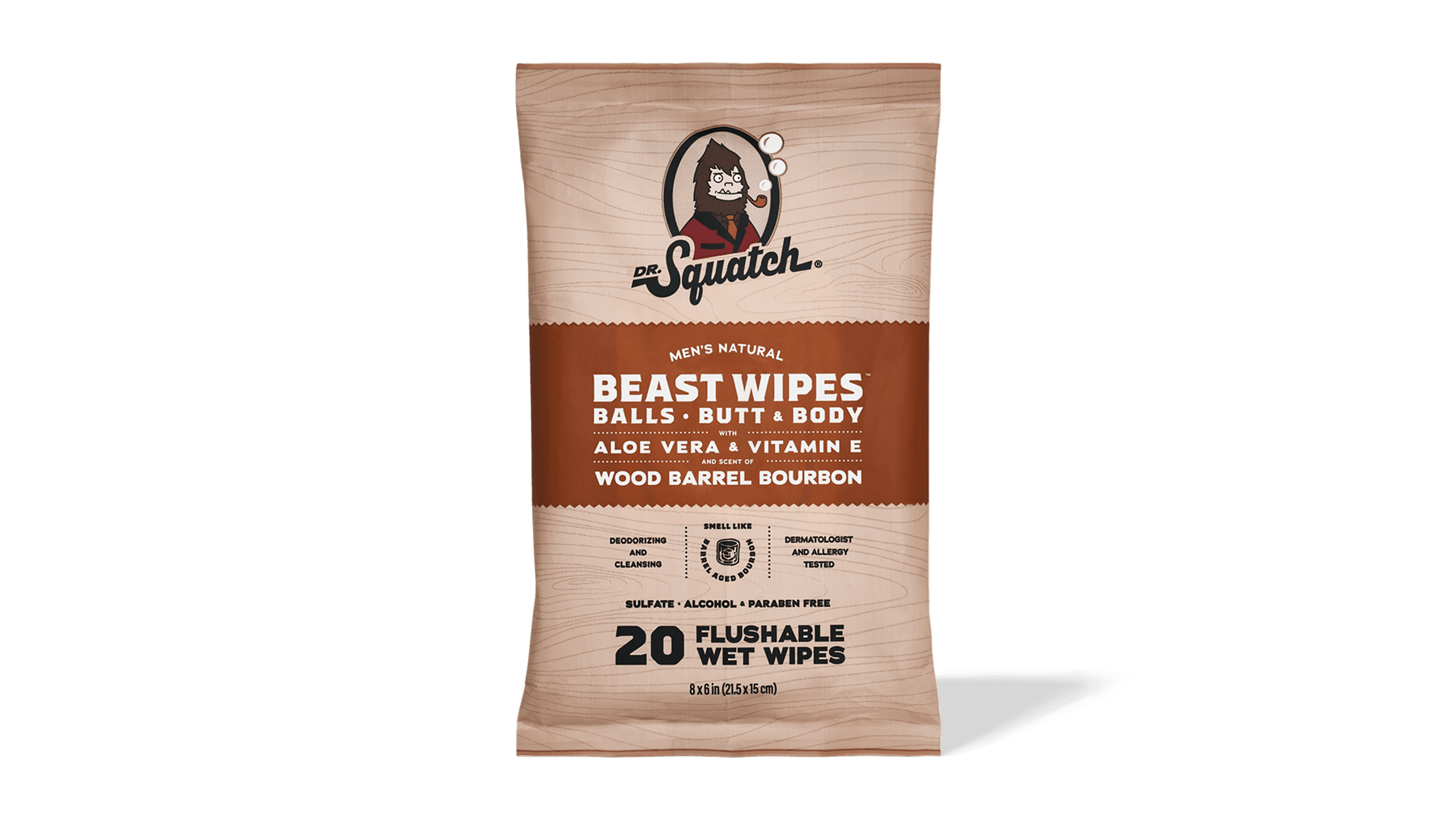 FREE Wood Barrel Bourbon Wipes Z1