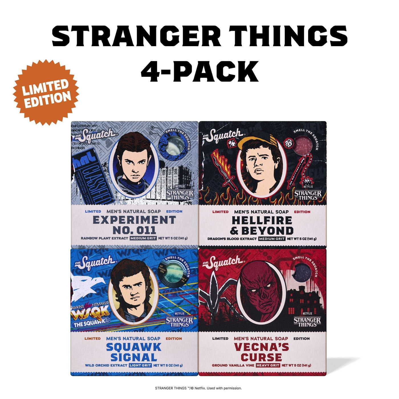 Stranger Things 4-Pack - TTS S3